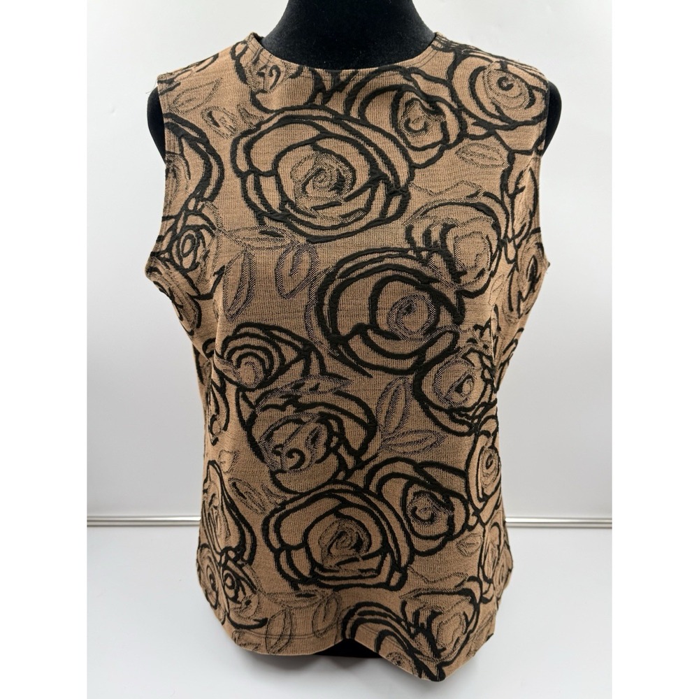 Laura Ashley Petite Y2k Vintage Boho Grunge Womens Tank Top
